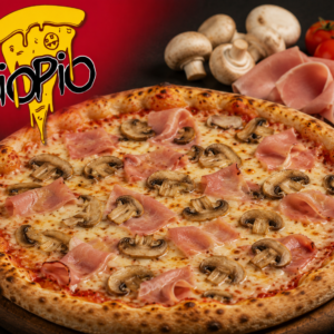 prosciutto e funghi
